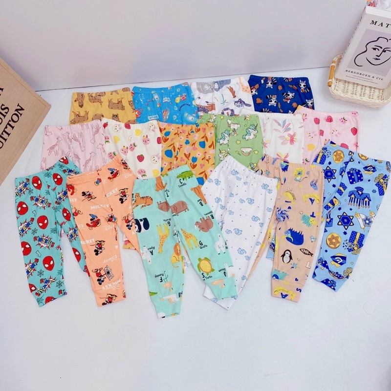 Set 5 Quần dài thu đông bozip cho bé gái/bé trai(7-20kg)TE12