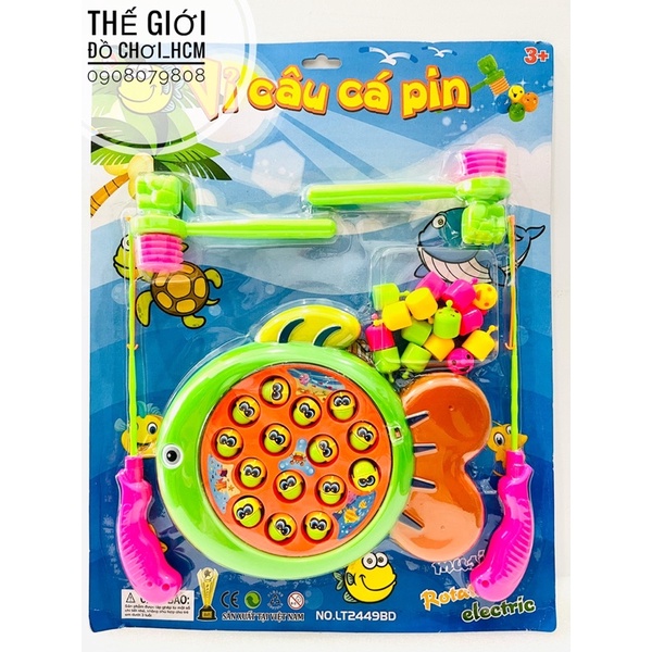 [VỪA ĐẬP-VỪA CÂU] Đồ chơi vỉ câu cá dùng pin, vừa câu vừa đập dành cho bé yêu giúp bé rèn tính khéo léo và kiên trì.
