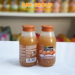 Sữa Tắm Cottage tẩy tế Bào chết Cottage Hương Caramel 250ml - Chuẩn Pháp