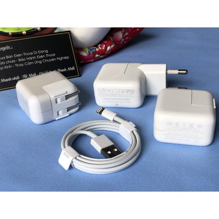 Cốc sạc ipad 5w, 10w, 12w, (sạc nhanh iphone) chính hãng apple (bh 12 tháng)