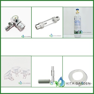 Combo Co2 3kg + Van Điện + 2m dây + Sủi L siêu mịn + 2 Hít phi 5