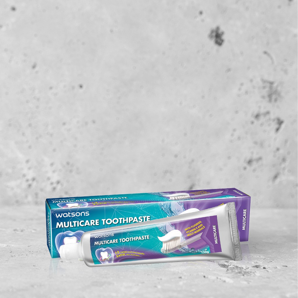 Kem Đánh Răng Watsons Multicare Toothpaste Hương Bạc Hà 130g