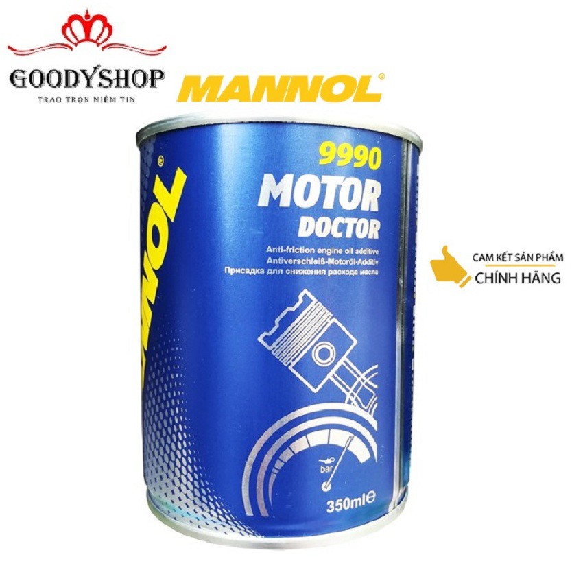 <Cao ấp>Tăng Độ Nhờn Của Nhớt, Giảm Ma Sát, Tăng Công Suất MANNOL 9990 – 350ML Motor Doctor,Hàng Đức Nhập Khẩu GOODYSHOP