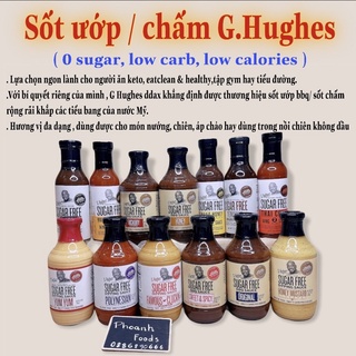Sốt Ướp - chấm G Hughes ( 5-10 calories / 0 Đường /ít carb ) - sốt ướp thịt,rau ăn kiêng