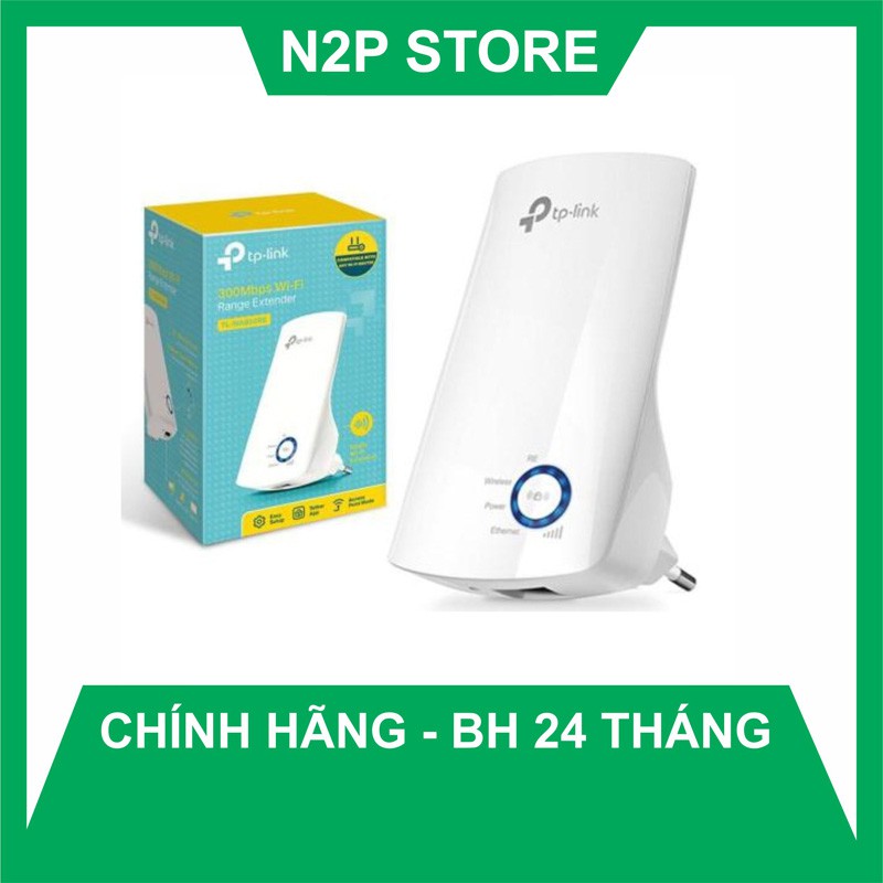 Bộ mở rộng kích sóng WiFi Tplink 850RE 300Mbps (Hãng phân phối chính thức)