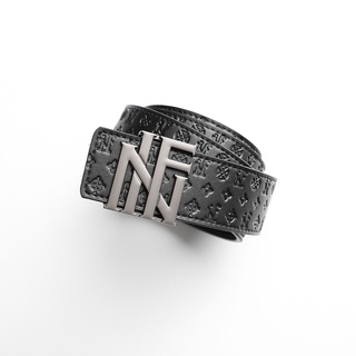 Thắt lưng nam, inf đen logo, chất da pu cao cấp, tl000087, somehow