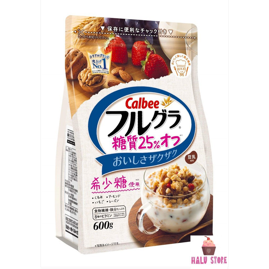 (HSD 11/2021) Ngũ cốc ăn kiêng Calbee gói Trắng 600g - Nhật Bản | BigBuy360 - bigbuy360.vn