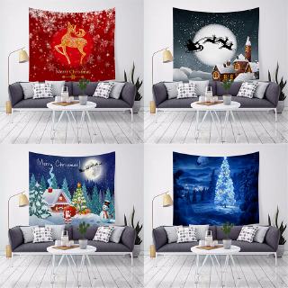 Giáng sinh Tấm thảm treo tường Trang trí nội thất Tapestry Beach Mat Shawl Thảm trải giường