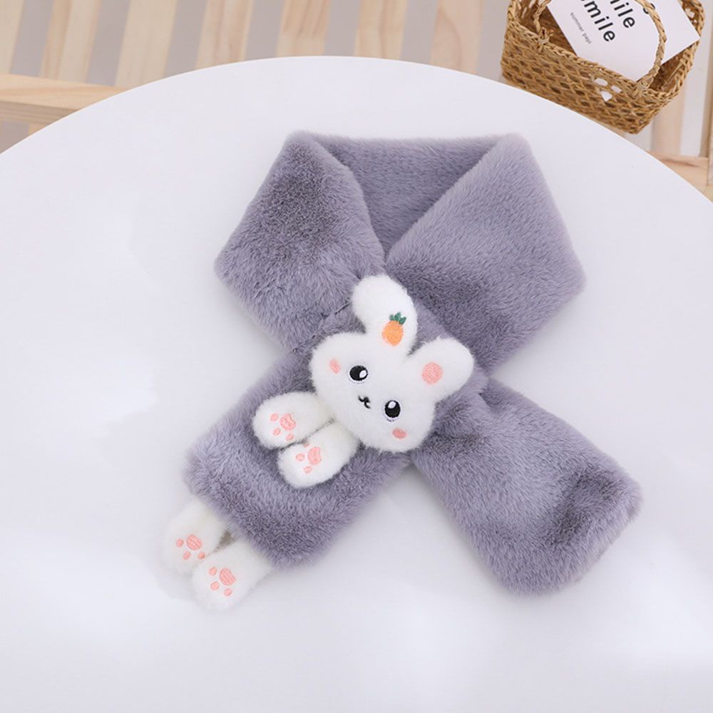 [Hàng mới về] Khăn quàng cổ in hoạt hình xinh xắn phong cách thu đông cho trẻ em
