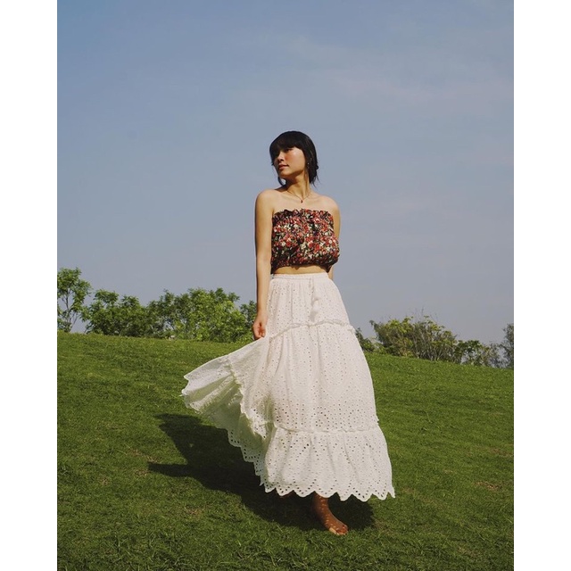 Thanh lý chân váy trắng Aoem Studios - Freesize - 80%