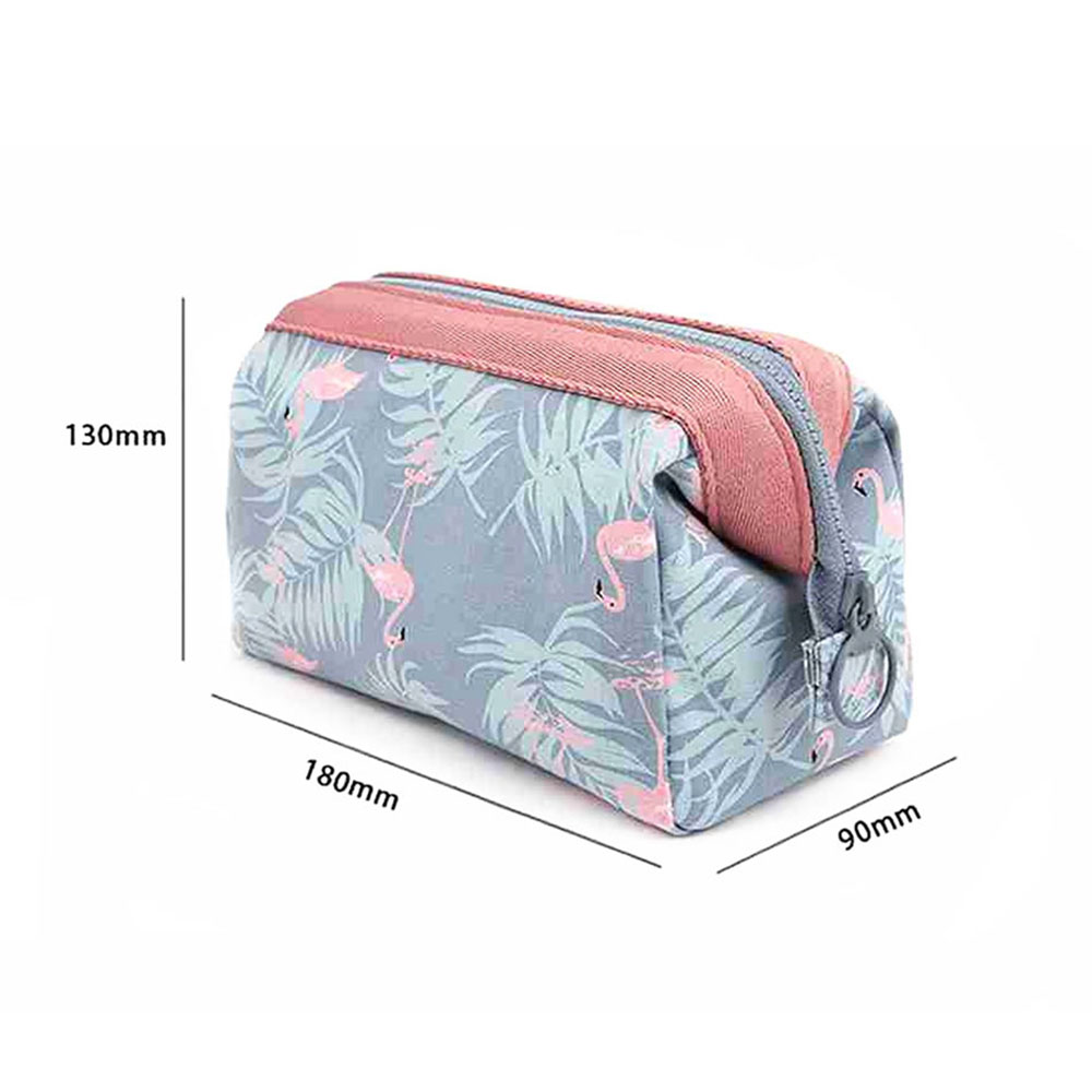 USNOW 1 Pc Storage Bag Flamingo Travel Cosmetic Bag Makeup Bag Women Portable Waterproof Toiletries Storage Large Capacity High Quality Beauty Case