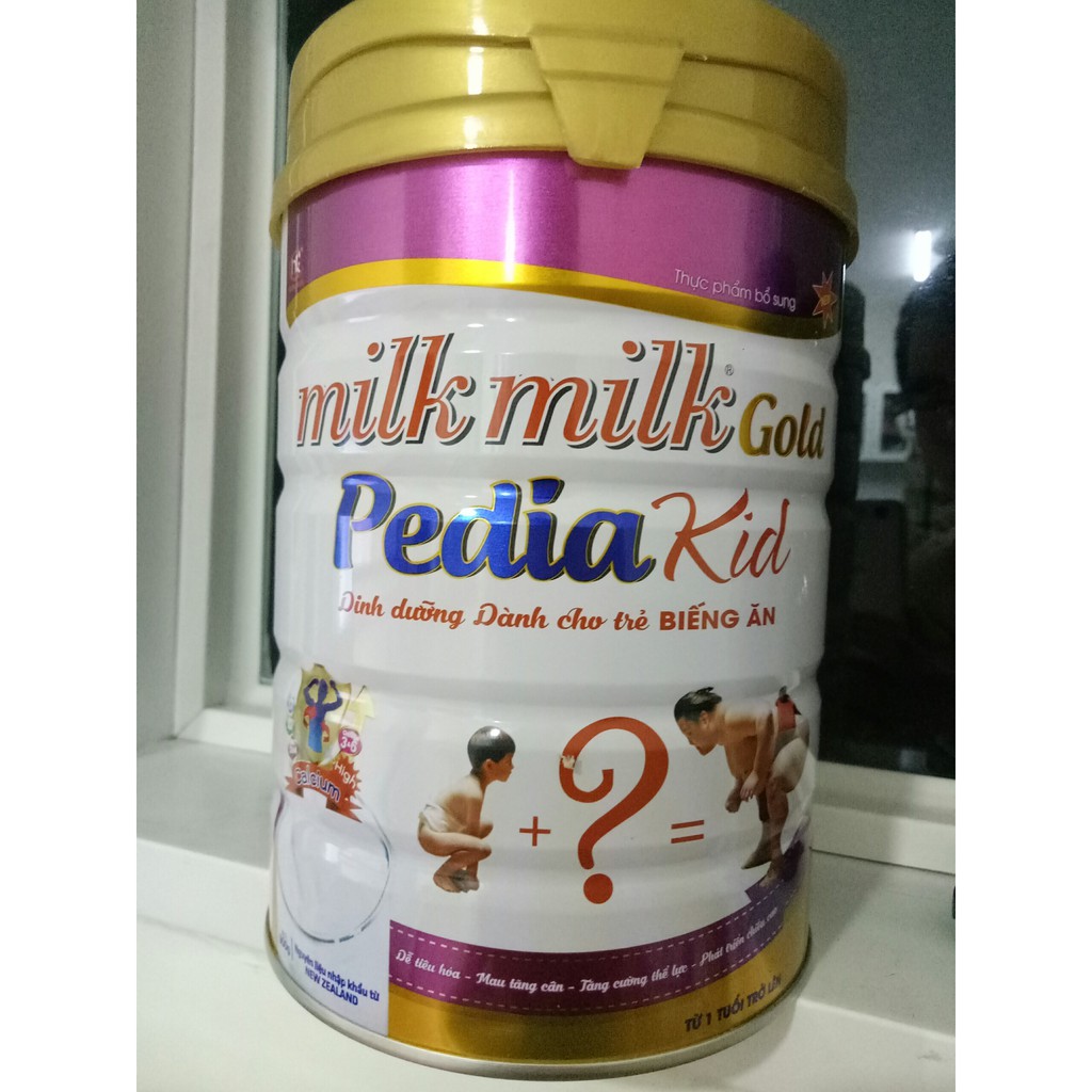 Sữa dành cho trẻ biếng ăn, nhẹ cân Milkmilkgold Pedia Kid 900g