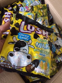 |Date 08.2019 Bò Sữa Lush Thái Lan 140g(50 viên)