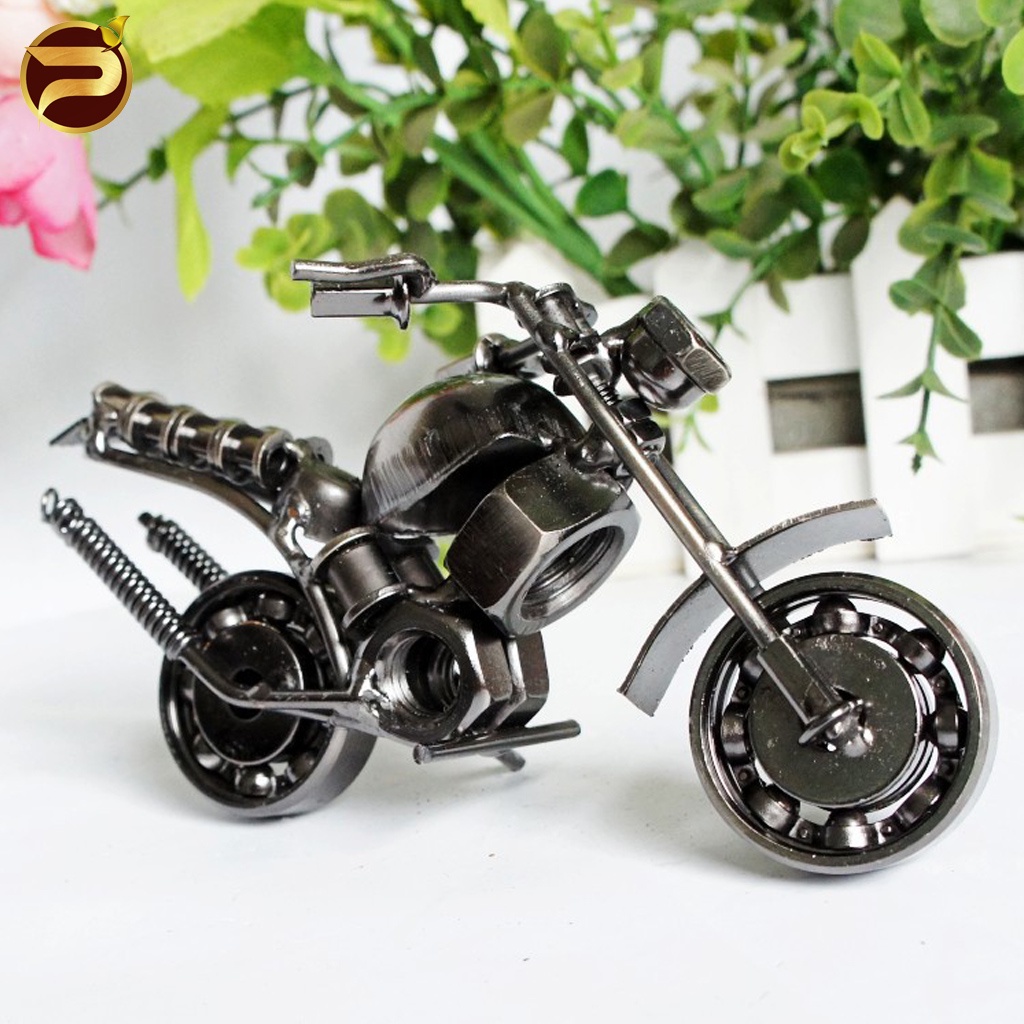 Mô Hình Xe Moto Trang Trí Để Bàn, Quà Tặng