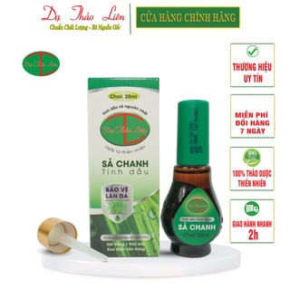 Tinh Dầu Sả Chanh Dạ Thảo Liên 100% Thảo Dược Thiên Nhiên|Lemongrass Essential Oil Da Thao Lien 100% Natural Herbal 20ml