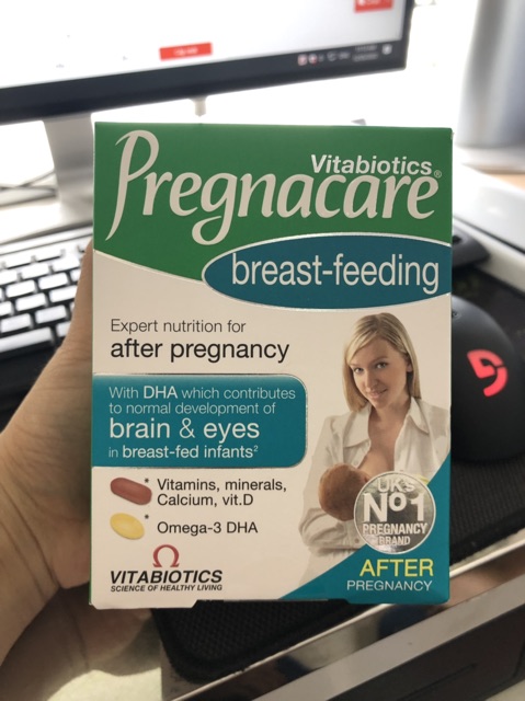 Viên uống cho phụ nữ sau sinh và cho con bú Pregnacare Breast-feeding UK