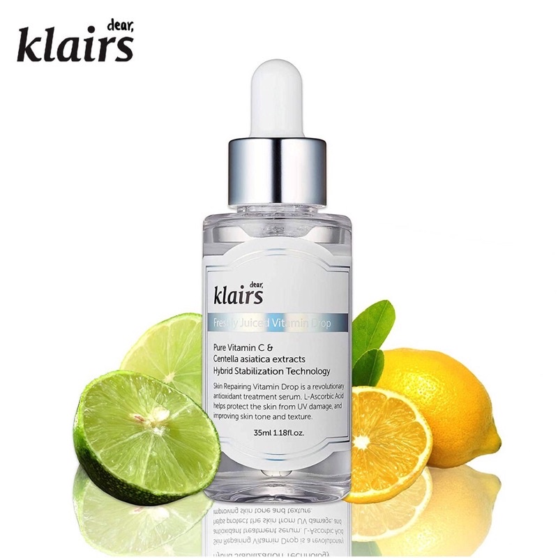 Serum Klairs Vitamin C Trắng Da - Klairs Serum Vitamin C Freshly Juiced Vitamin Drop 35ml [Nhập Khẩu