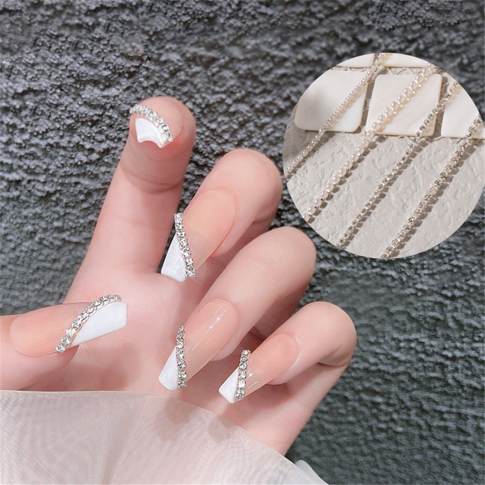 Bộ Phụ Kiện Trang Trí Móng Tay Nghệ Thuật Sang Trọng Diy