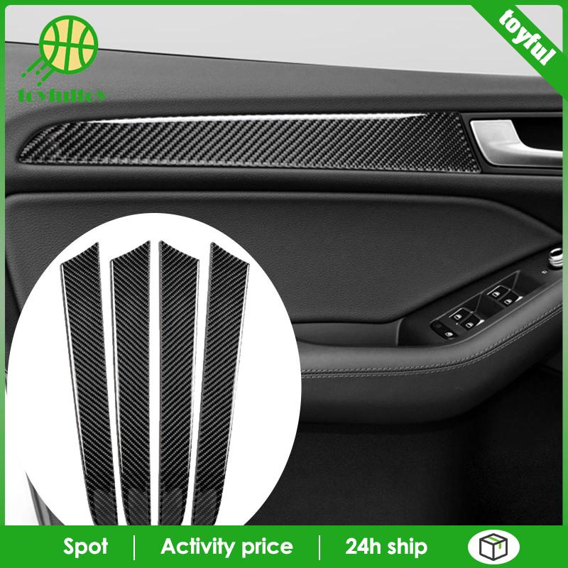 Set 4 Miếng Dán Trang Trí Tay Nắm Cửa Trong Xe Hơi Audi Q5 2010-18