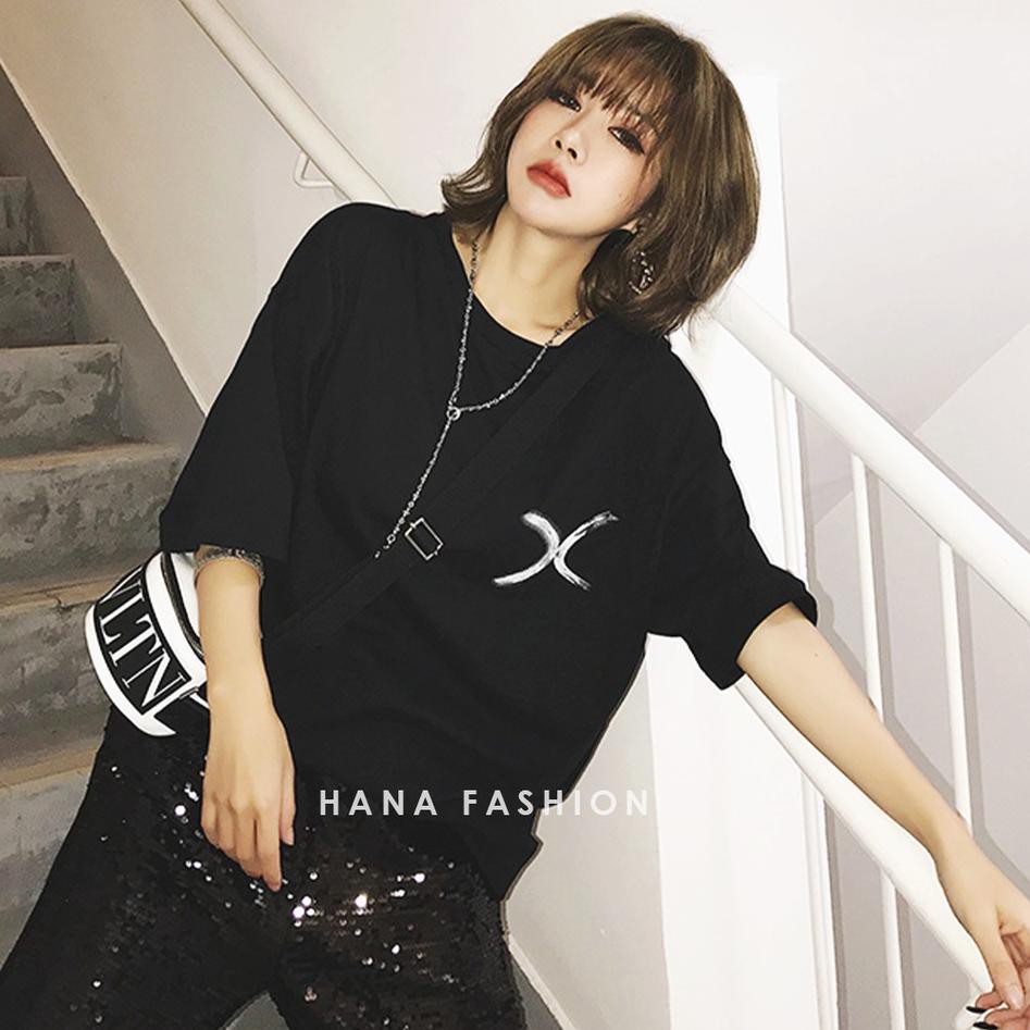 Áo Thun Dáng Rộng Phong Cách Hàn Quốc O9 Hana Fashion - Alexa - Ts008
