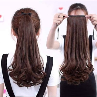 TÓC GIẢ CỘT XOĂN LỬNG VAI SIÊU PHẨM
