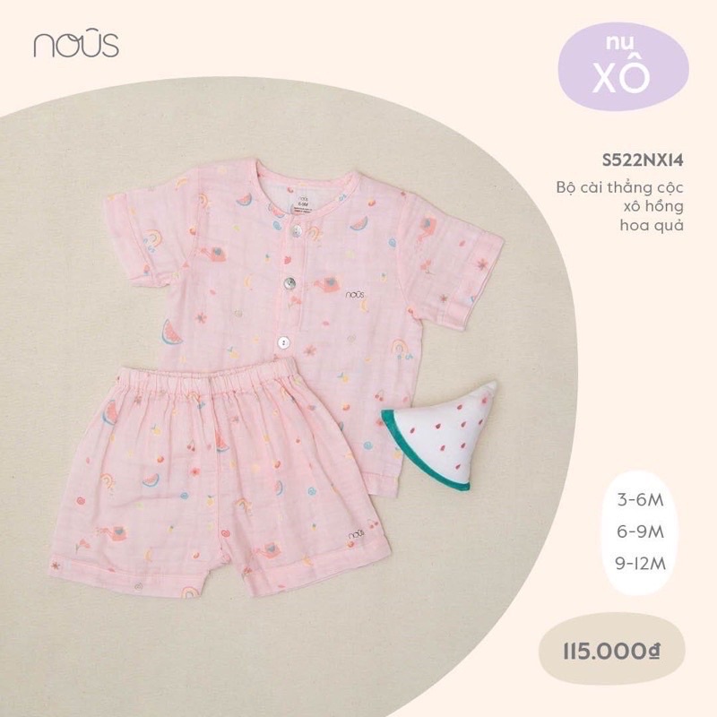 Nous xô chính hãng cho bé từ 0-24M