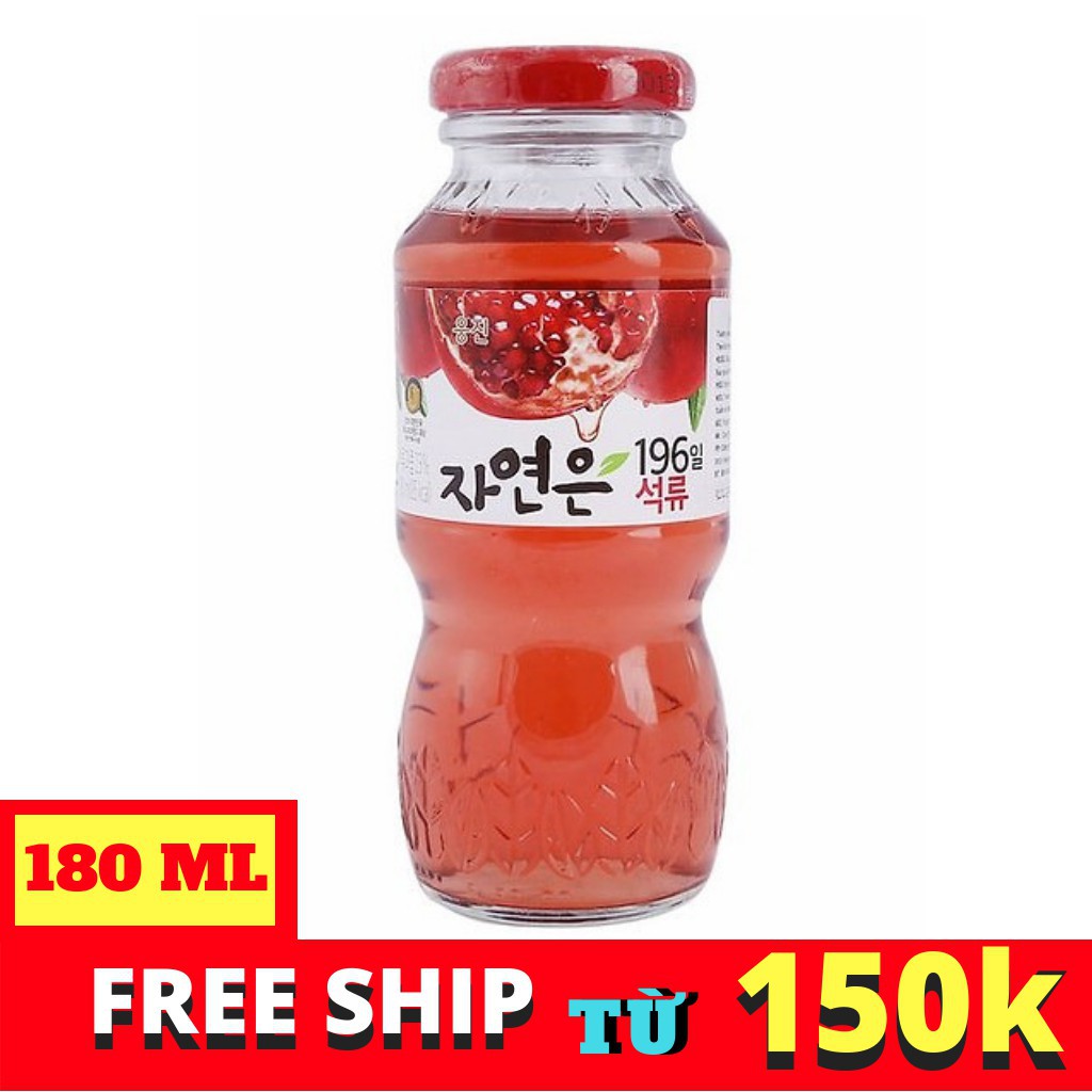 Nước lựu Woongjin chai 180ml