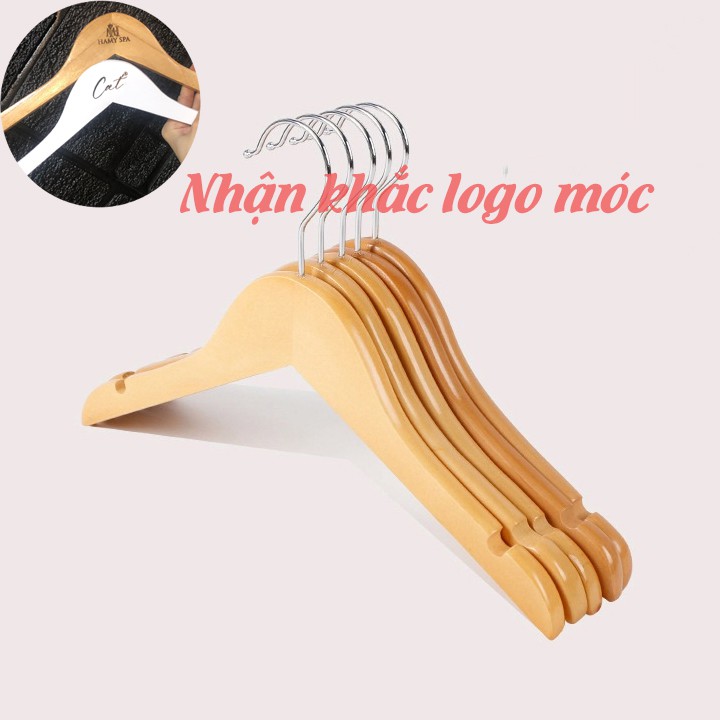 Móc Gỗ Trẻ Em Treo Quần Áo 32CM (1 móc)