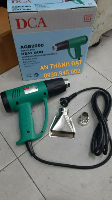 MÁY THỔI NHIỆT (KHÒ ) NÓNG 2000W DCA MODEL: AQB2000