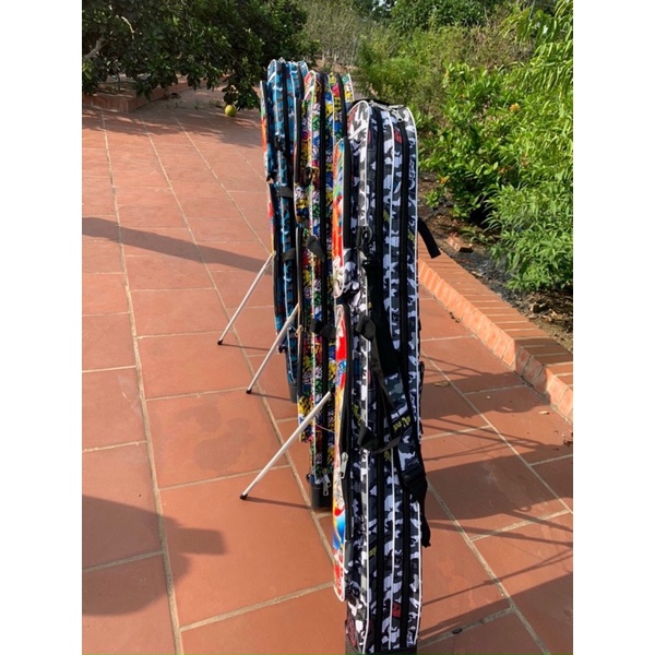 Bao đựng cần cá chép hoá rồng 2 ngăn như hình