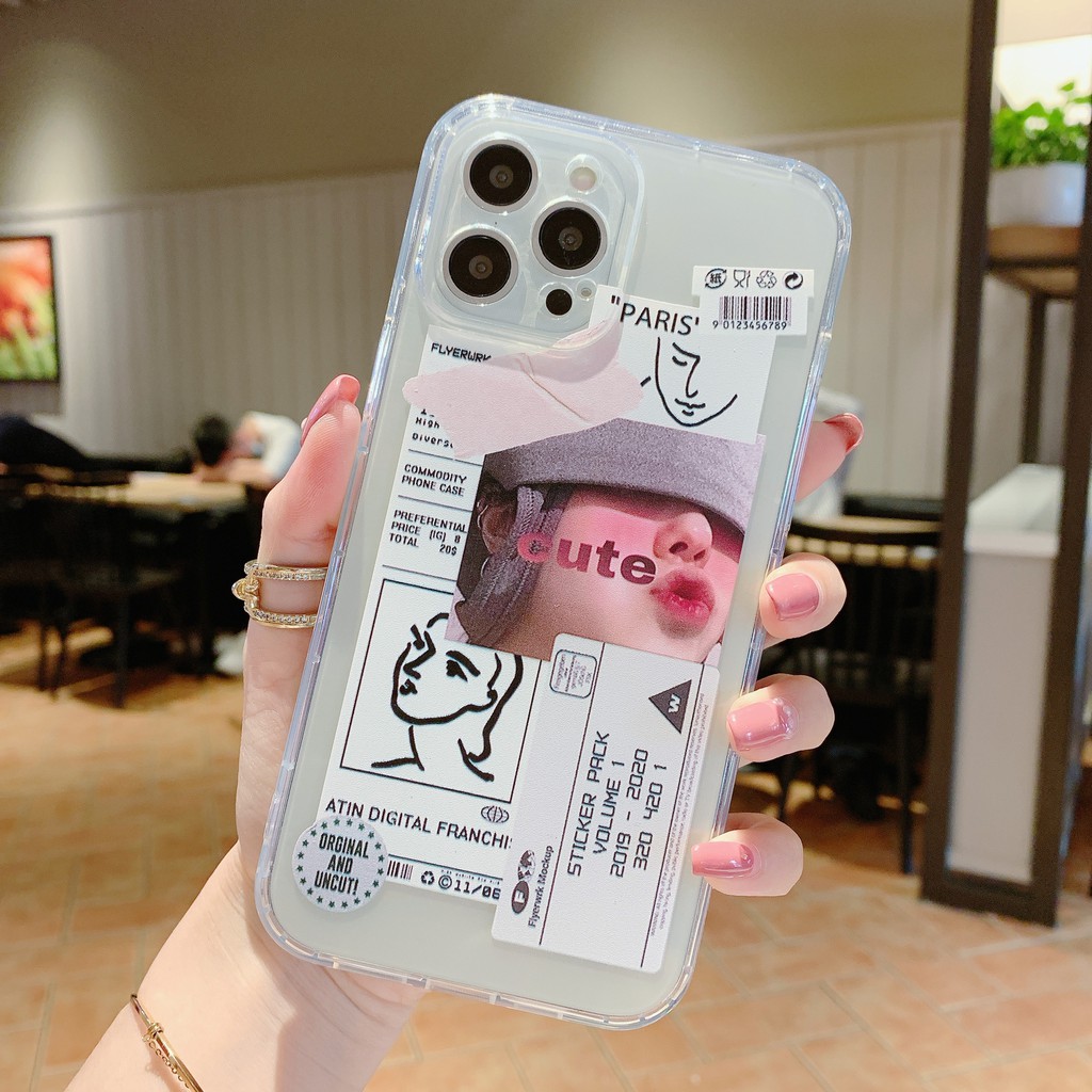 Ốp lưng iphone 6, 6s plus, 7 8 Plus, X, XS, XR, XSMAX, 11, 12, 13 PROMAX TRONG SUỐT BABY CUTE PKVN