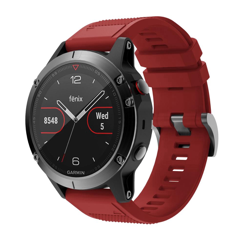 Dây Đeo Đồng Hồ Bằng Silicone Cho Garmin Garmin Fenix 5x 6x /  Fenix 5 6 /  Fenix 5s 6s / Fenix 3 3HR