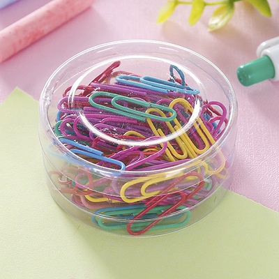 Hộp 100 Ghim giấy nhiều màu tiện dụng DecorMe Set Ghim kẹp giấy đa năng màu sắc tiện lợi văn phòng phẩm NBD2