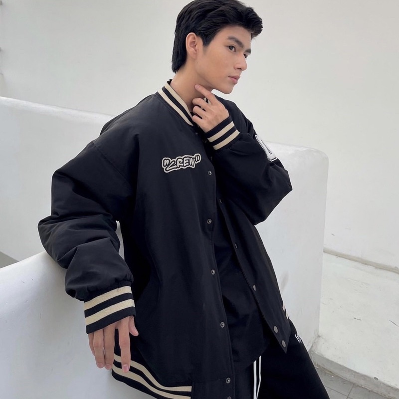 Bomber Jacket - Áo Khoác Dù 2 lớp dày dặn Chữ Thêu nổi 07 SEVENIZA form nam nữ unisex ❤️ JEJUL.store