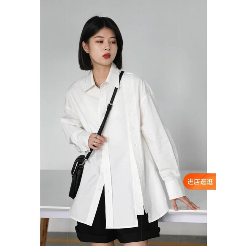 Áo babydoll tiểu thư A260 cổ bèo ren ngực quảng châu Thời trang Xmin HIHISHOPHAHA