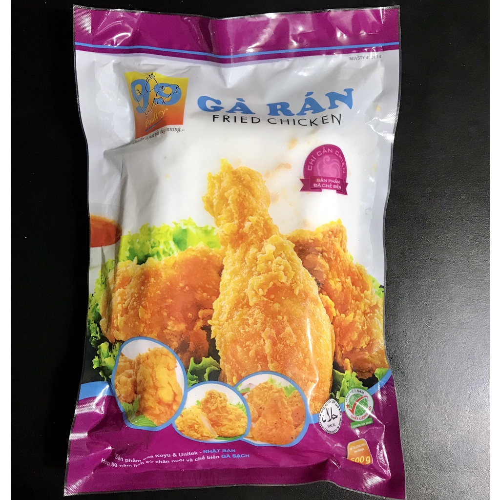 Cánh Gà Rán, Đùi gà rán, gà miếng KFC tẩm bột chiên xù 99 KFC gói 10 cái [GIÒN RỤM THƠM NGON]- Now ship Hà Nội