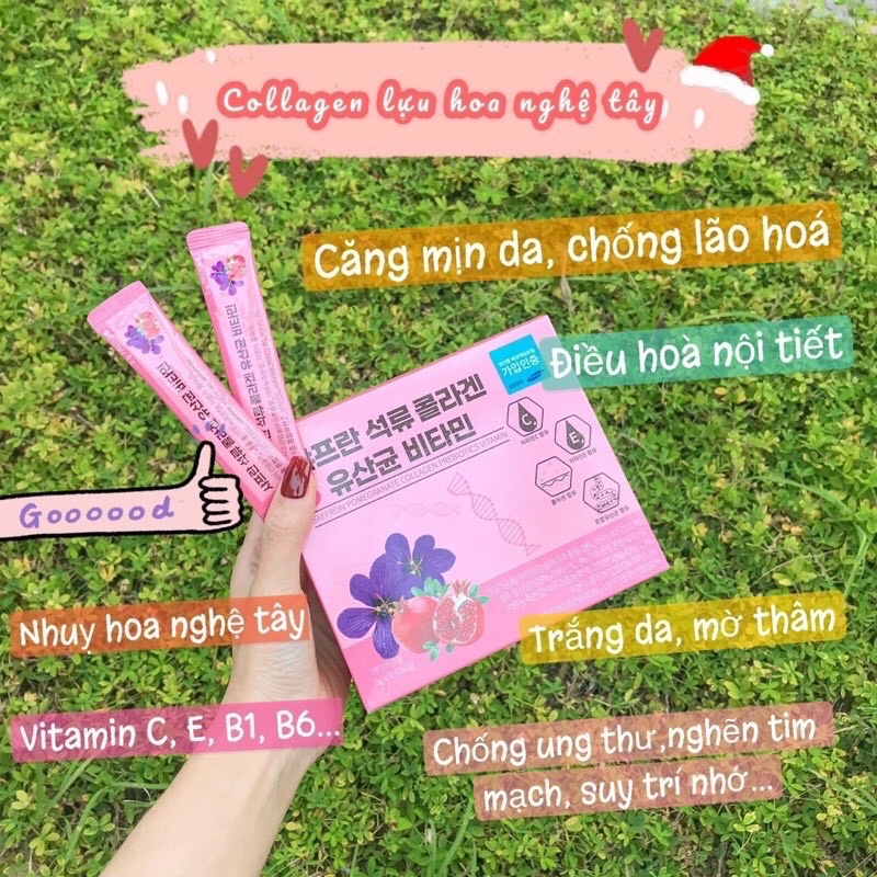 Bột Collagen Uống Lựu Đỏ Bio Cell Hàn Quốc mẫu mới nhất