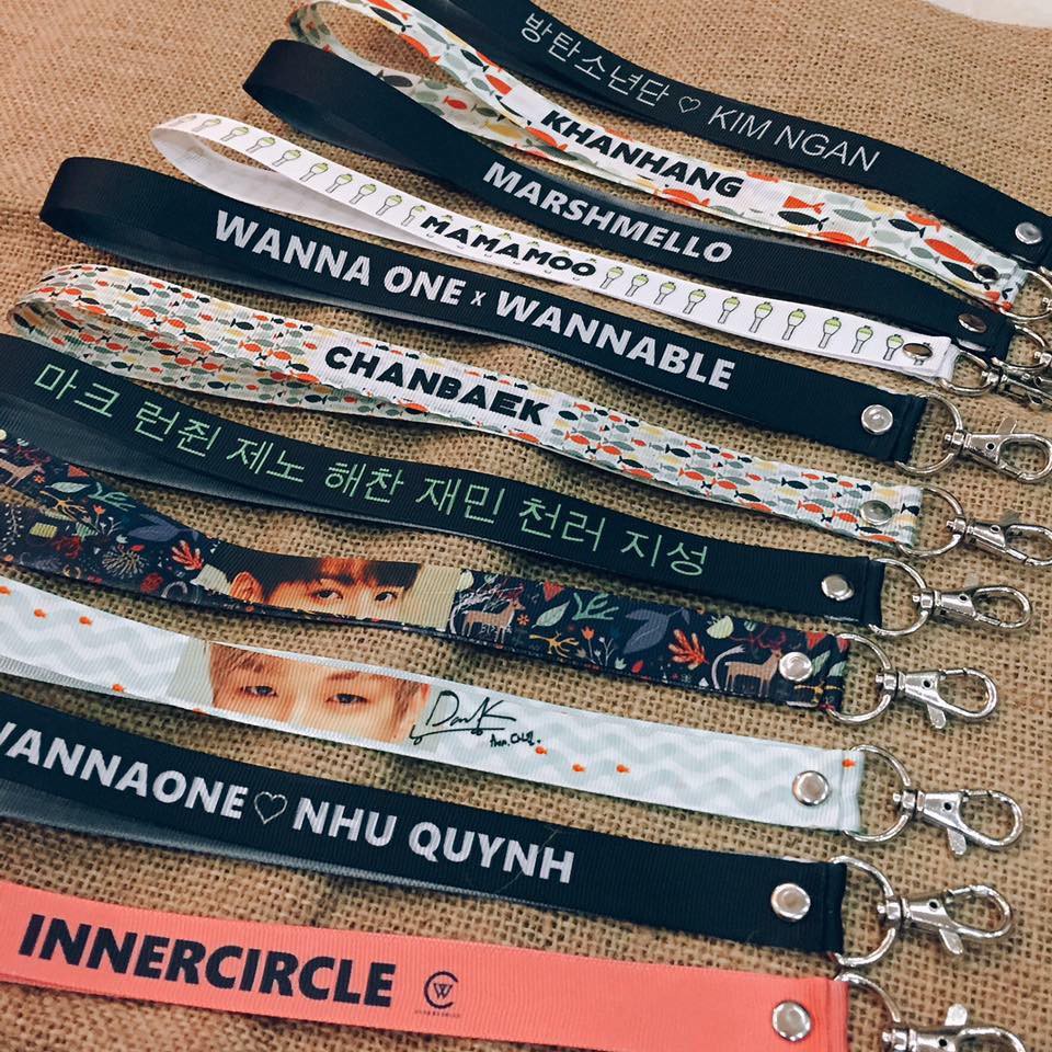 Dây Strap/Nametag (15cm, 20cm, 30cm, 40cm) In theo yêu cầu