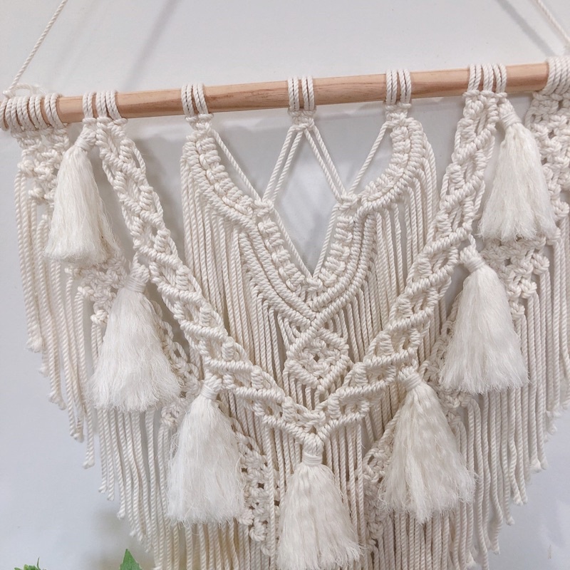 N5 mành tết macrame treo trang trí phòng decor nội thất