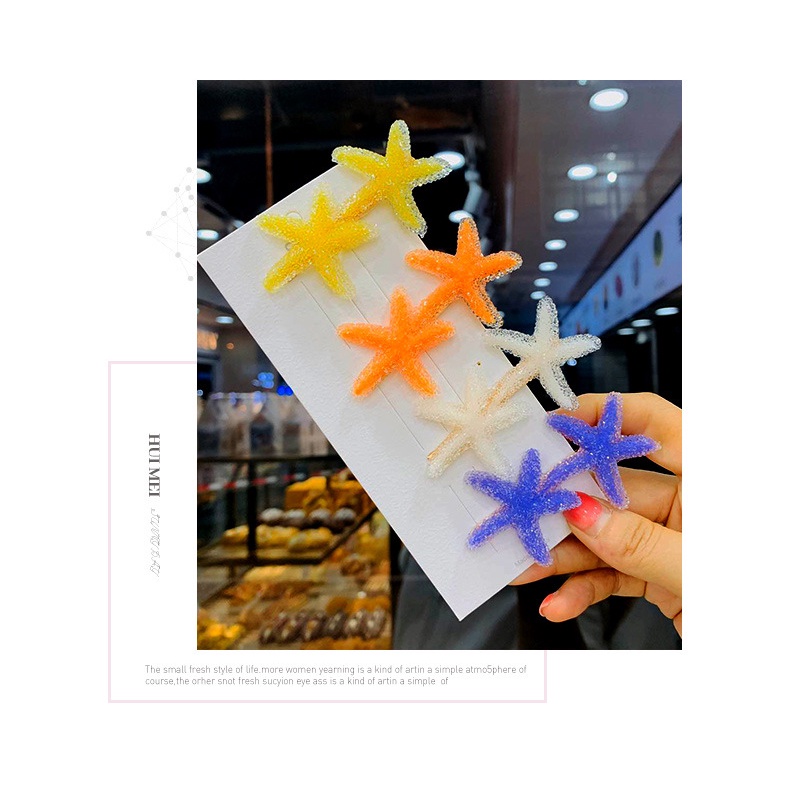 Kẹp Tóc Hình Nơ/ Sao Biển Màu Sắc Ngọt Ngào Xinh Xắn Thời Trang