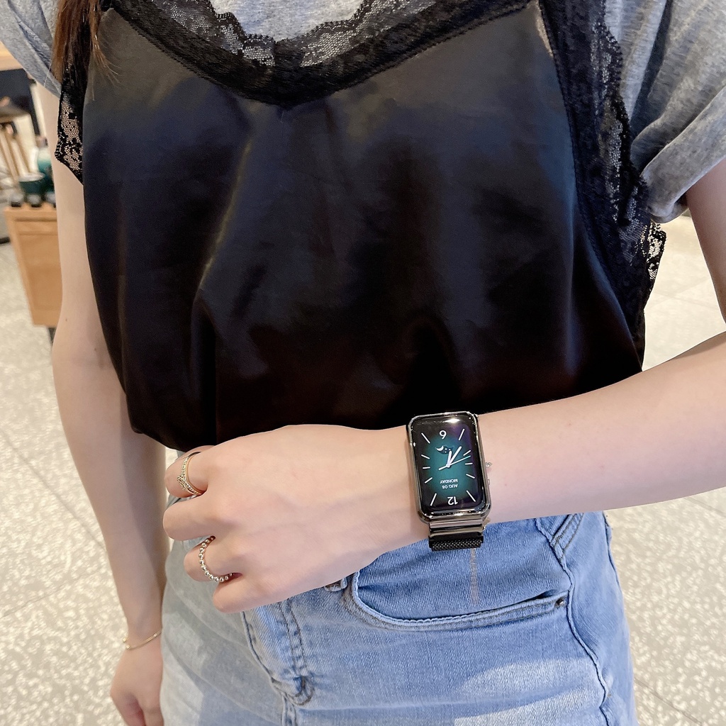 Dây Đeo Thay Thế Chất Liệu Kim Loại Không Gỉ Cho Xiaomi Mi Band 7 Pro / Xiomi Miband 7pro / Mi7pro