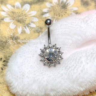 Khuyên rốn hoa JOLLY bằng thép y tế Piercing