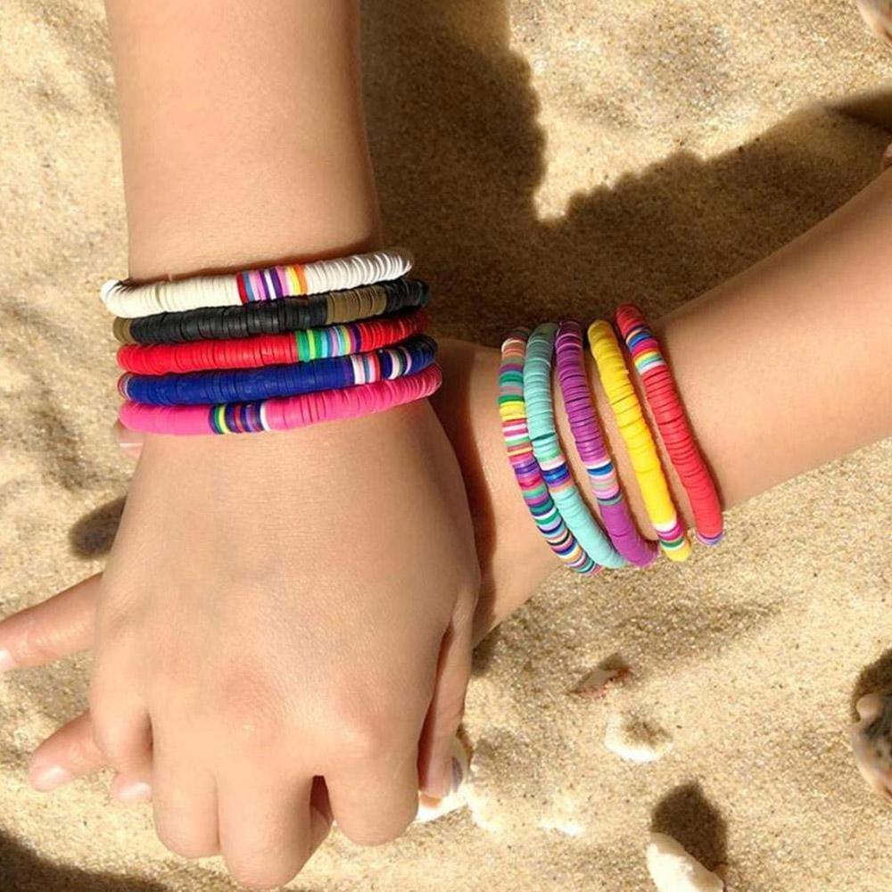 Hạt Tròn Dẹt 6mm Nhiều Màu Sắc Dùng Làm Trang Sức Thủ Công