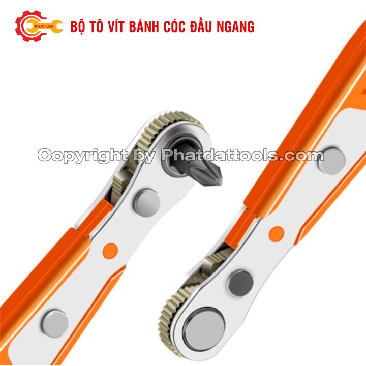 Bộ tô vít bánh cóc - Tô vít đầu ngang