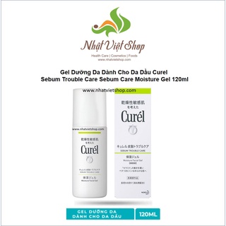 Gel Dưỡng Da Dành Cho Da Dầu Curel Sebum Trouble Care Sebum Care Moisture Gel 120ml