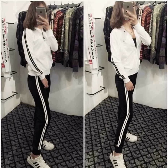 Bộ nỉ 2 sọc