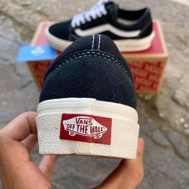 Giày 𝐕𝐀𝐍𝐒 Vault Đen oldkool Cá Tính, Giày Sneaker nam nữ full box bill