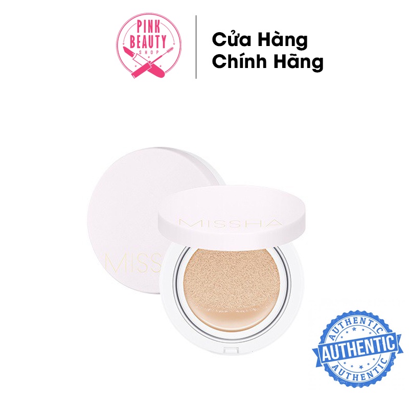 Phấn Nước Missha M Magic Cushion Cover Lasting SPF50+/PA+++ 15g Hồng