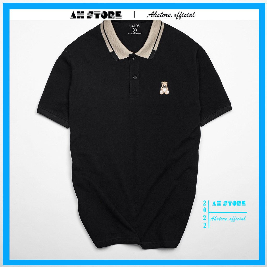 Áo polo nam cổ bẻ họa tiết thêu Teader, Áo thun nam chất liệu vải cá sấu Cotton mềm mịn chuẩn form - AHSTORE