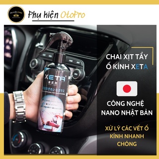 Chai xịt Tẩy ố kính XETA - dung dịch vệ sinh, làm sạch bề mặt kính - sản xuất theo công nghệ phủ NANO Nhật Bản - 230ml